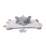 Cuddly cloth made from the softest plush with an integrated rattle
