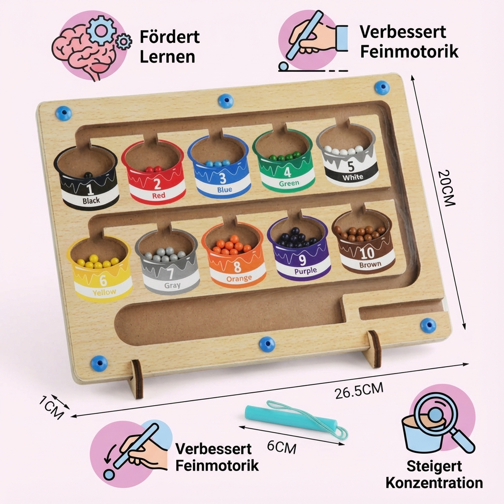 Magnetic Labyrinth Montessori-Style