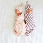 Swaddle and Hat Set – Gentle Swaddling Blanket for Newborns