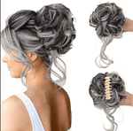 Hair clips for curly bun hairstyles