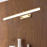 Rechteckige Wandlaterne in Gold – 16"/19,5" LED Badezimmerbeleuchtung
