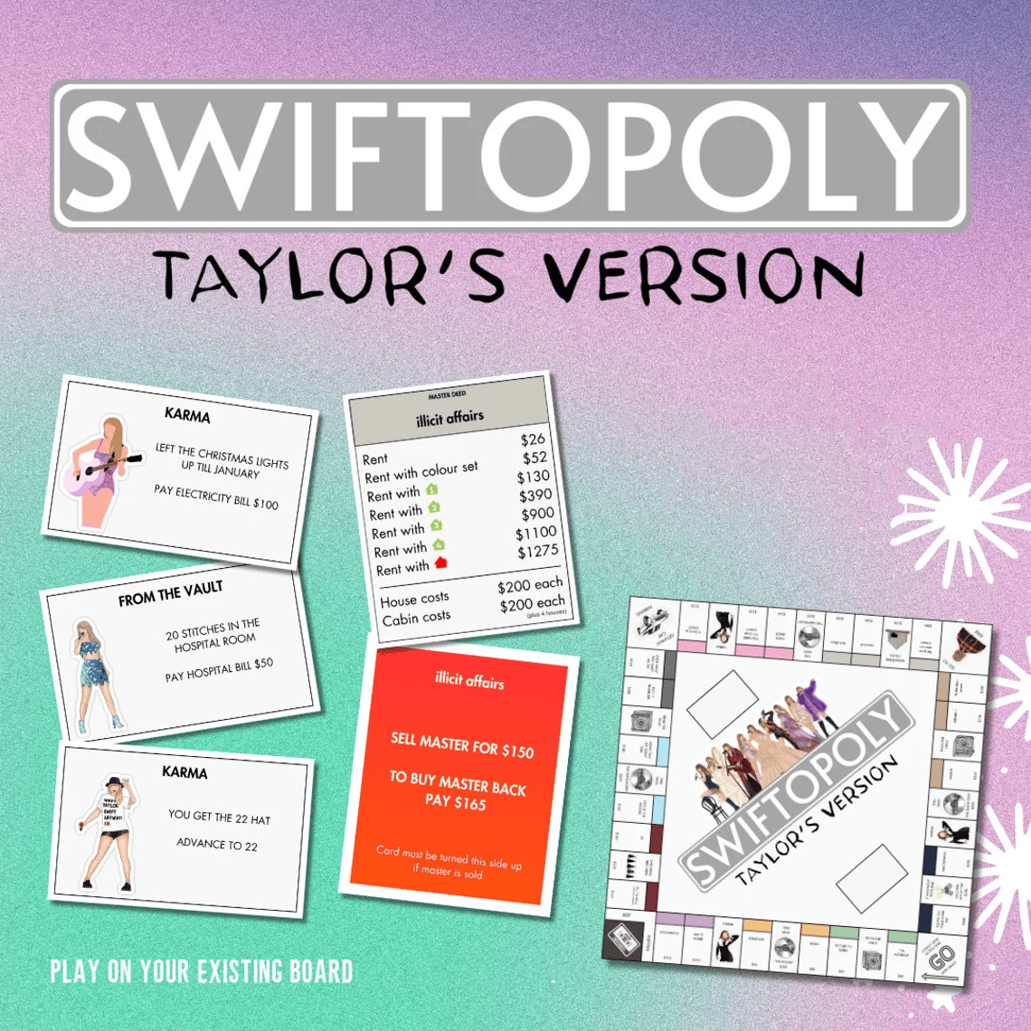 Taylormania - das ultimative Monopoly-Spiel für Fans
