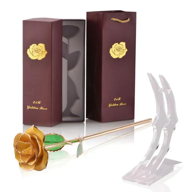 Eternal Bloom | 24k Gold-Plated Rose