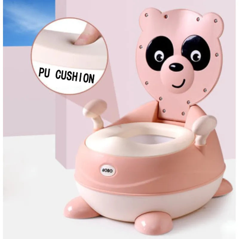 Panda-Design Baby Potty - Soft Baby Potty with PU Seat