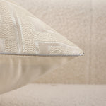2-Piece Set of Geometric Jacquard Pillow Covers with Hidden Zipper – Stylish Cushion Cases for Your Home
