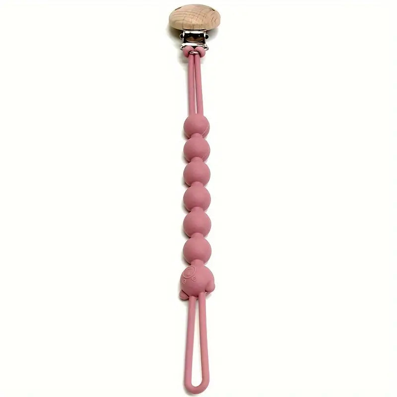 Clip pacifier chain with bear design