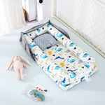 Foldable Baby Bed with Pillow – Portable Design for Travel