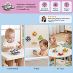 Rotating Learning Toy with Suction Cups – Montessori Inspired