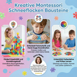Snowflake Building Blocks for Creative Montessori Players