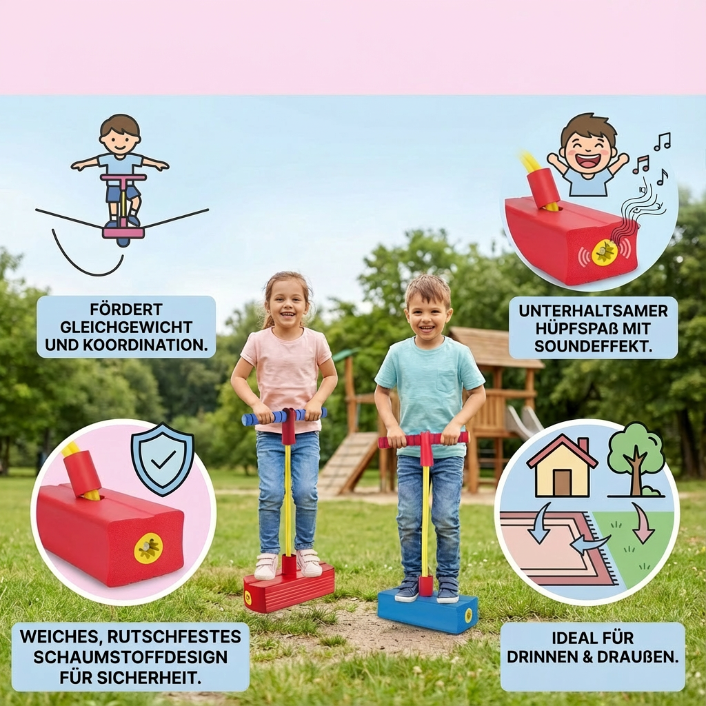 Foam Pogo Jumper for Kids – Indoor/Outdoor Pogo Hopper