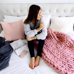 Kreatives Strickset für Ihre persönliche Decke – 50 % RABATT