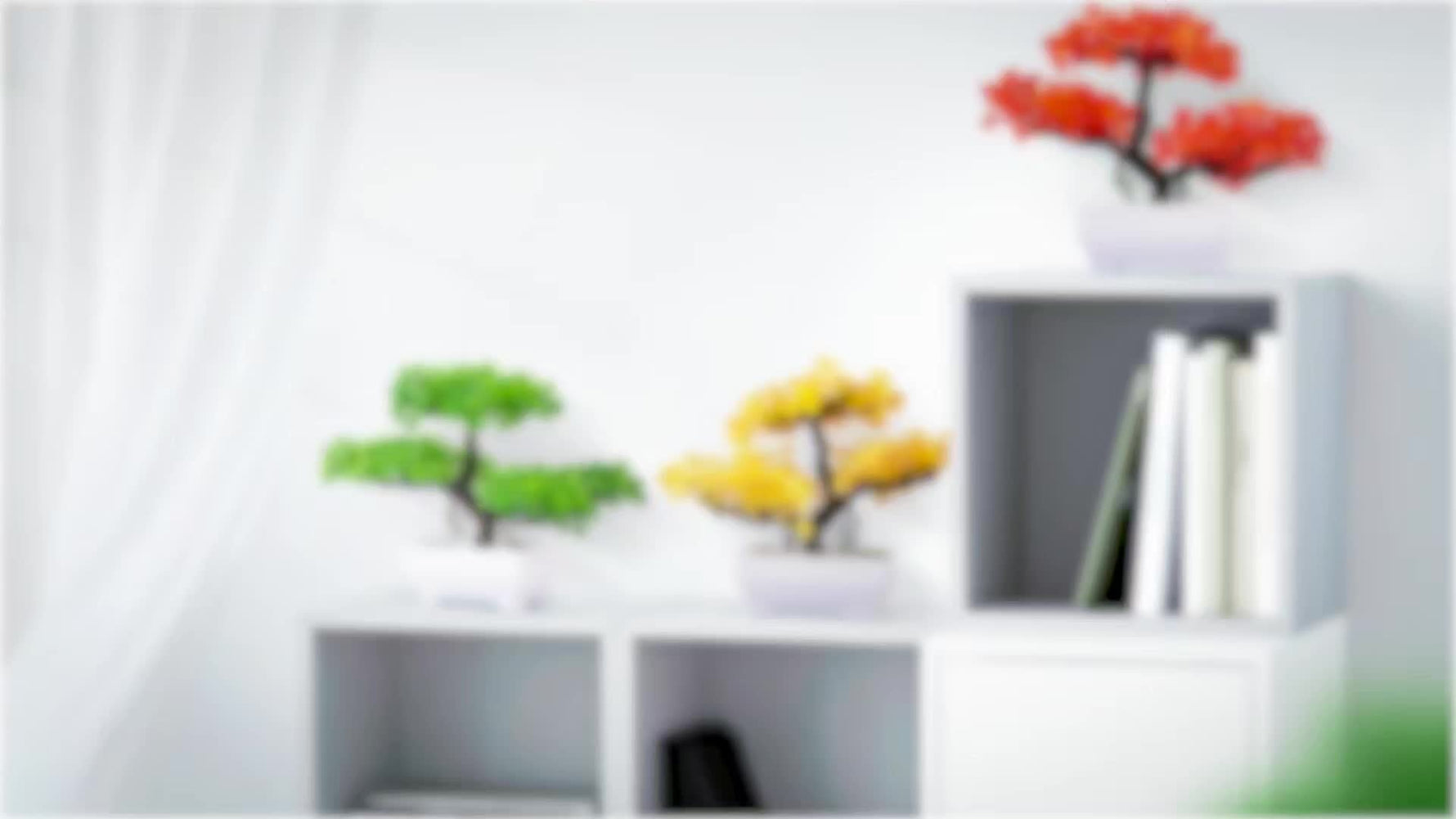 Green Potted Houseplant – Atmospheric Table Decoration for Every Season