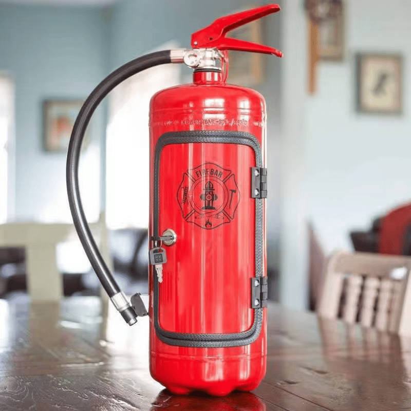 Mini-Bar im Feuerlöscher-Design – Einzigartiges Geschenkset