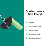Kabelloser Garten-Trimmer für müheloses Pflegeerlebnis