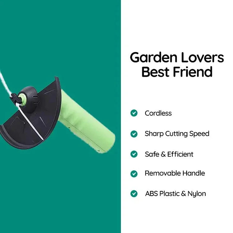 Kabelloser Garten-Trimmer für müheloses Pflegeerlebnis