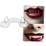 Einfahrbare Vampirzähne im 2er-Set für gruselige Looks