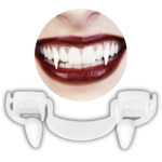 Einfahrbare Vampirzähne im 2er-Set für gruselige Looks