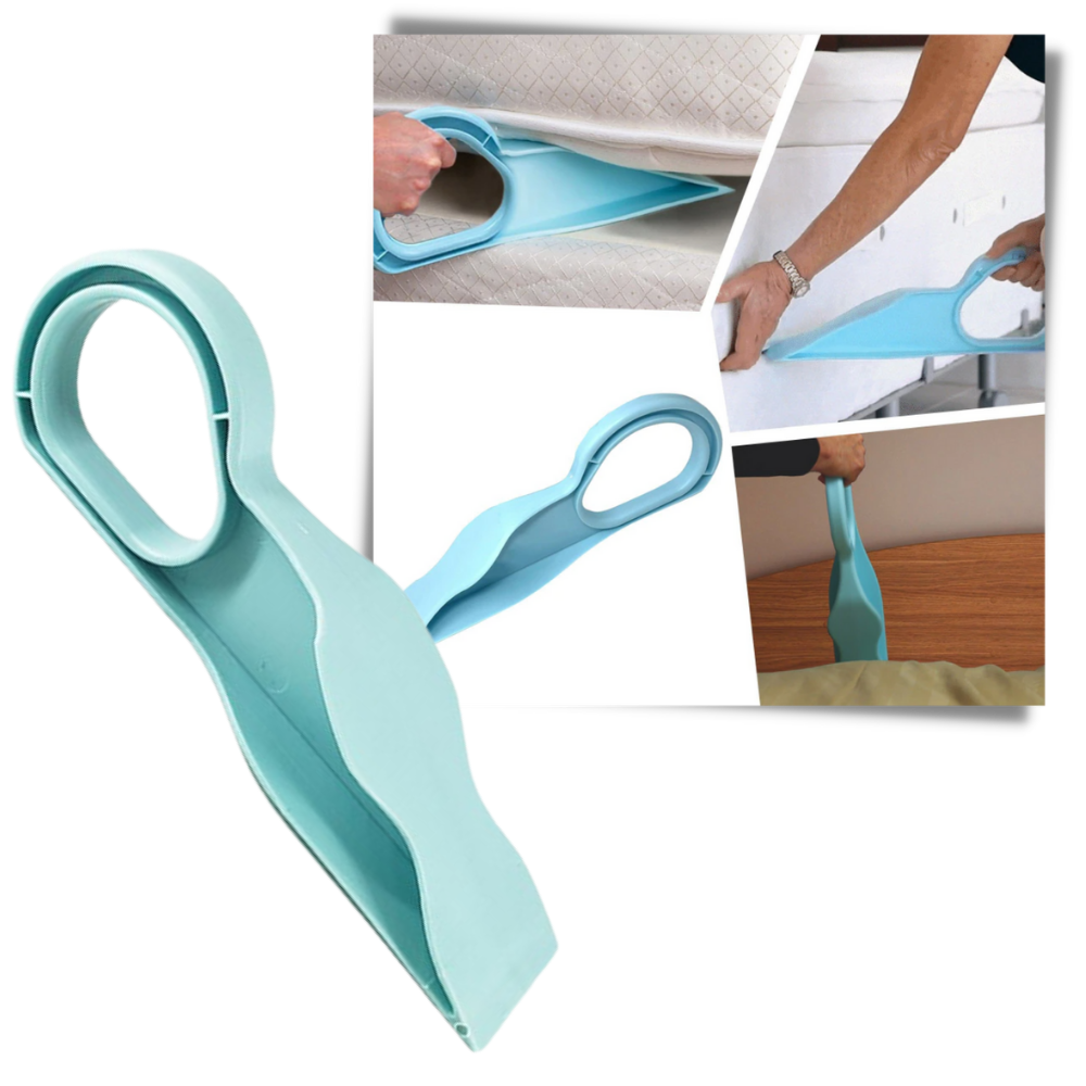 Matratzenheber-Set für müheloses Bettmachen – 2 Stück