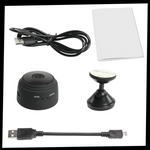 Compact Wi-Fi surveillance camera with motion sensor
