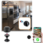 Compact Wi-Fi surveillance camera with motion sensor