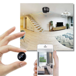 Compact Wi-Fi surveillance camera with motion sensor