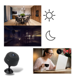 Compact Wi-Fi surveillance camera with motion sensor