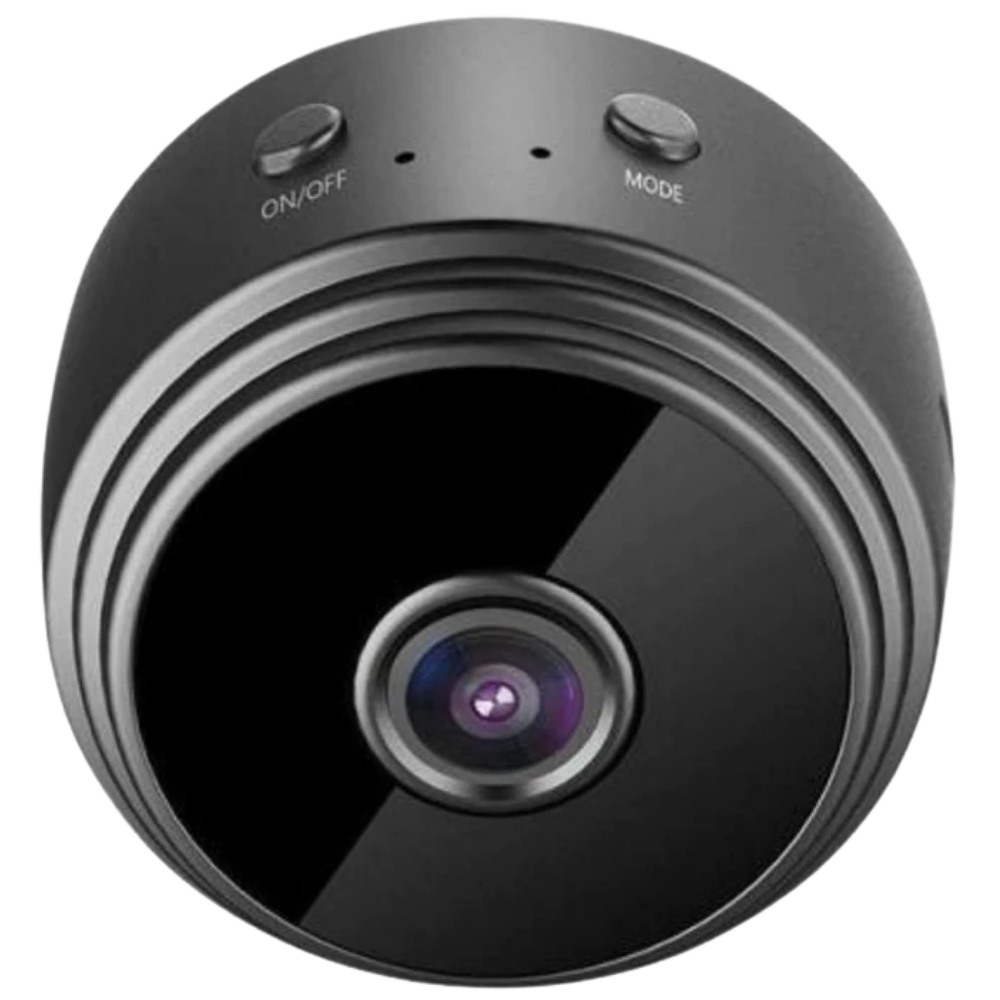 Compact Wi-Fi surveillance camera with motion sensor