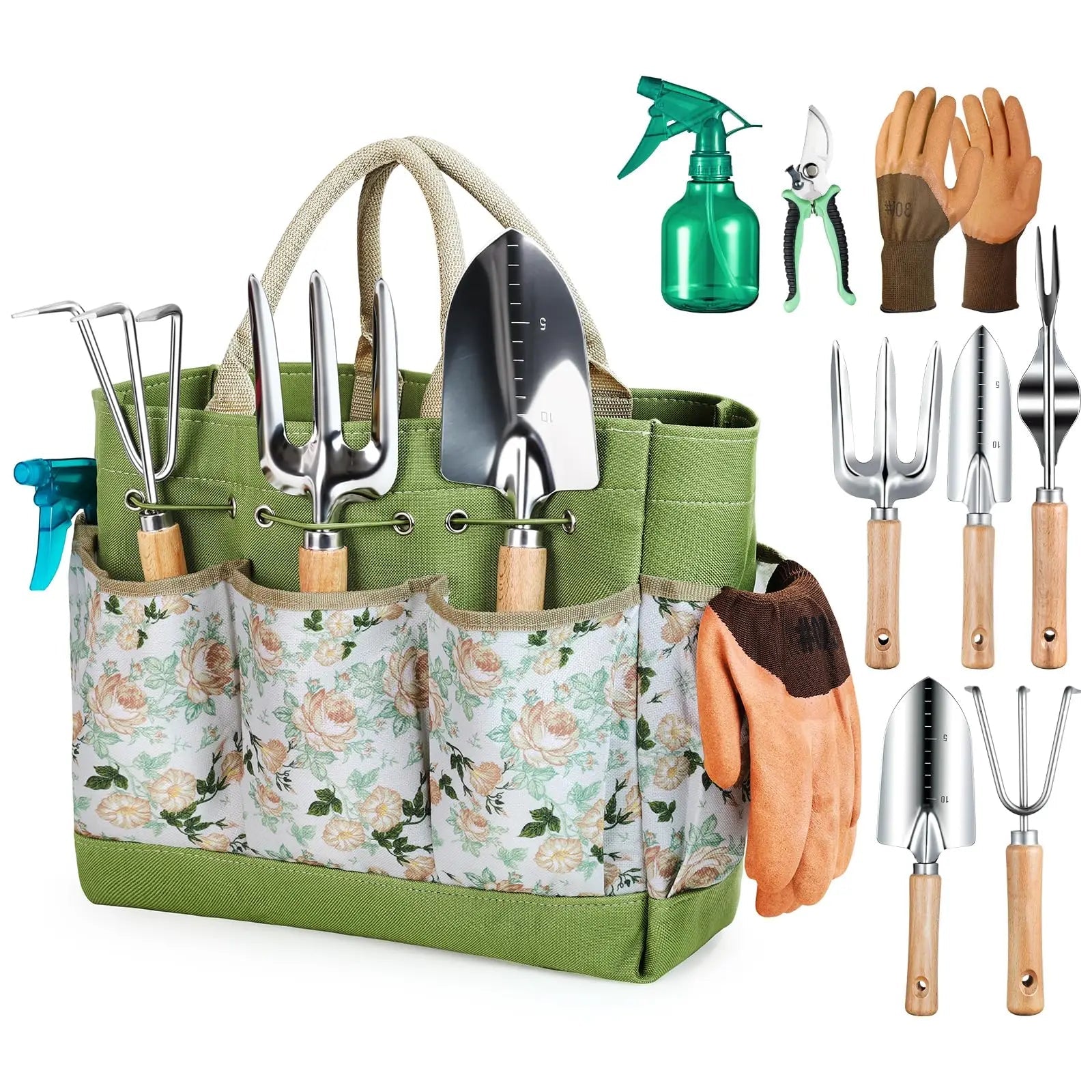 Gartenprofi 9-teiliges Werkzeugset für perfekte Gartenpflege