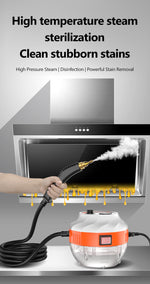 2800W Powerful Steam Cleaner for Home and Automotive Deep Cleaning
