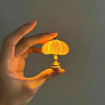 Elegant sea urchin design bedside lamp