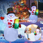 Christmas decorations – snowman or Christmas tree with lighting