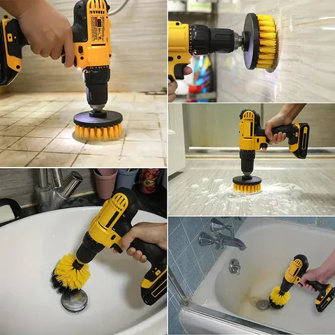Cleaning Brush Set – Powerful scrubbing for tiles and more