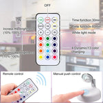 SmartLight Duo | Set of 2 Wireless LED Lights with Remote Control | RGB Color Change & Timer | Flexible for Creative Accents