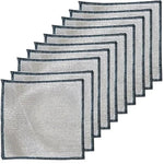 Double stainless steel scourer