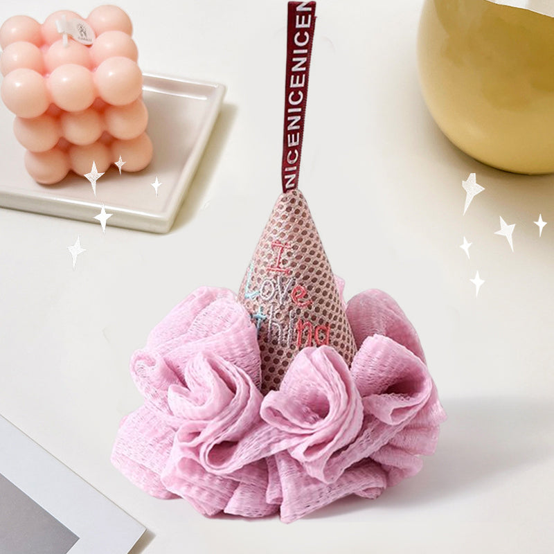 Bath Bomb Sweet Ice Cream Scrub Towel