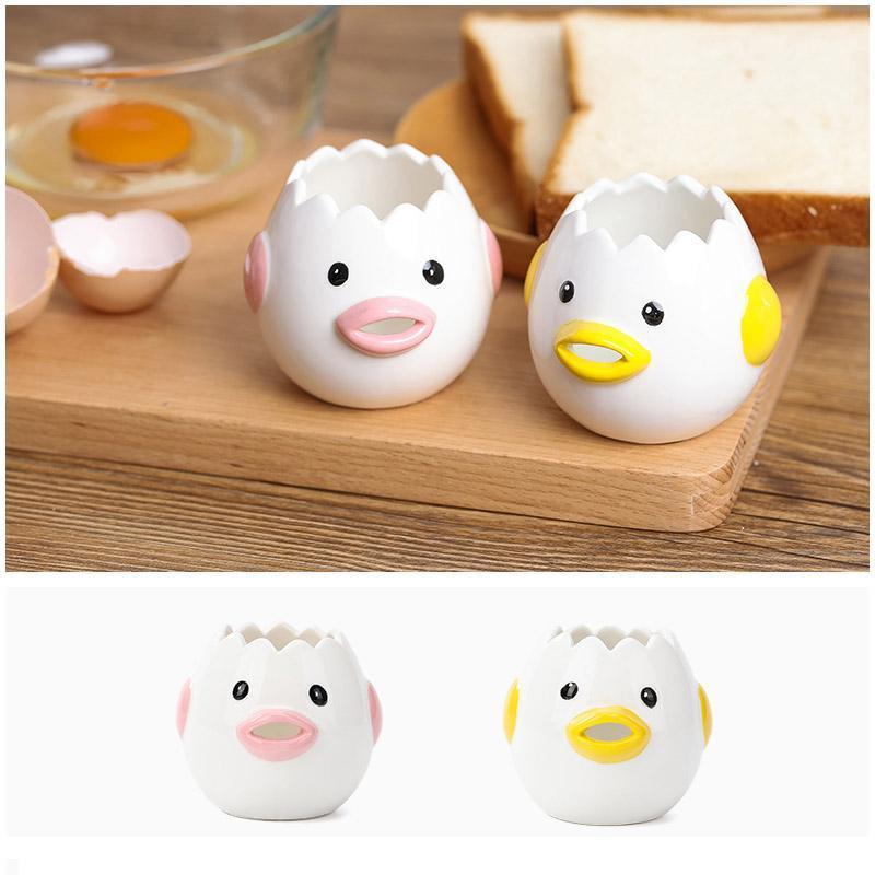 Practical egg separator in chicken design