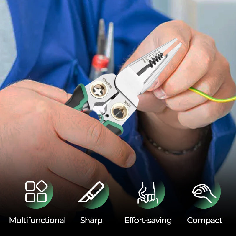 SmartTool | 8-in-1 Abisolier- und Testzange – vielseitig und ergonomisch