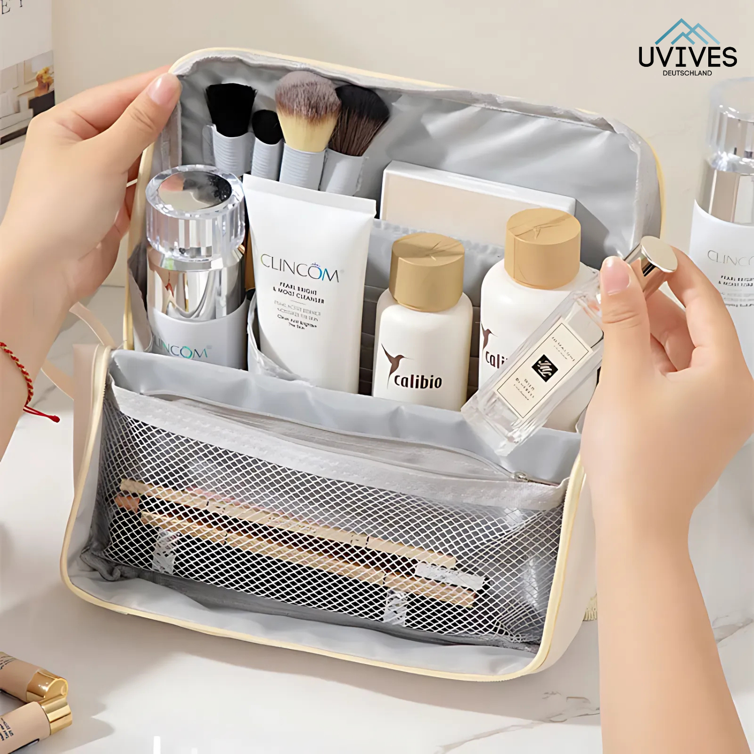 Stilvolle Schönheitsbox – Perfekt für Zuhause und Unterwegs