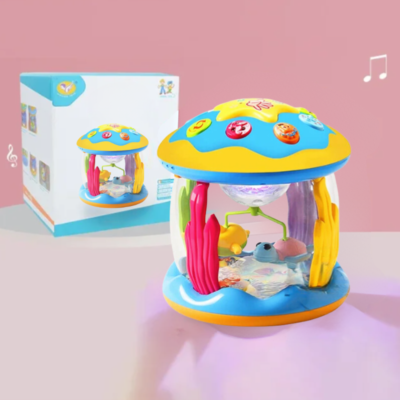 Kinderkarussell mit musikalischen Funktionen für Spielzeug
