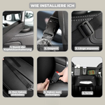 Practical car organizer for tidiness between the seats