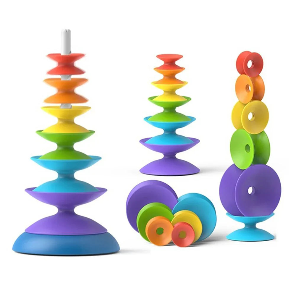 Diabolo Stacking Tower – Creative Toy for Stacking Fun