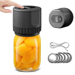 Electric vacuum sealer for canning jars