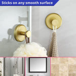 Suction Cup Wall Hooks - No Drilling, Strong Hold up to 6.8 kg