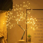 Luminara - Elegante Tischlampe mit 108 LED-Leuchten