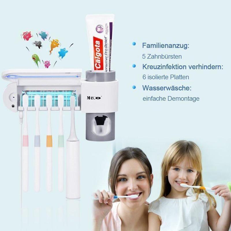 Zahnbürstenhalter mit Desinfektionsfunktion – 2-in-1