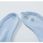 Absorbent Baby Bibs Made of Soft Cotton – Skin-Friendly with Snap Fastener