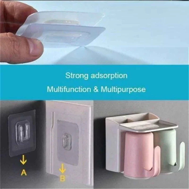 5 Powerful Double-Sided Wall Hooks by FlexiHook