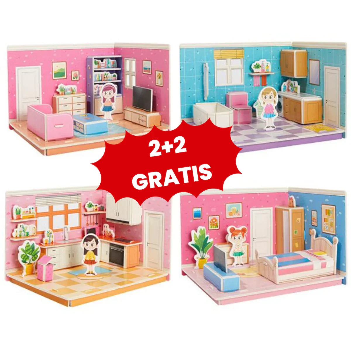 Dream House 3D Puzzle – Creative Play and Design Set