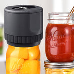Electric vacuum sealer for canning jars