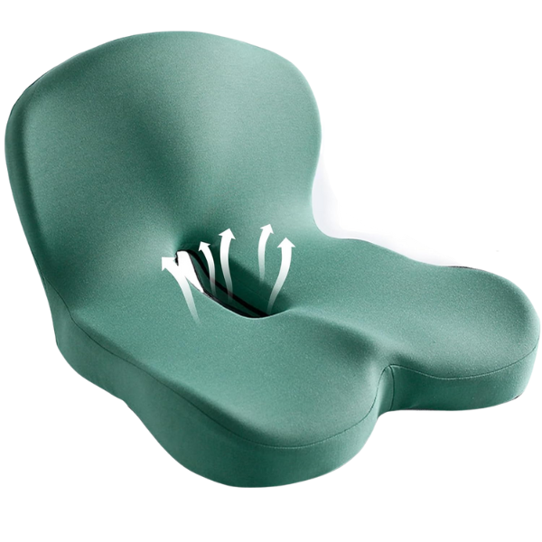 Ergonomic Memory Foam Seat Cushion – Optimal Comfort for Office, Car, and Home
